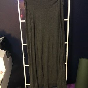 Nordstrom jersey grey maxi skirt